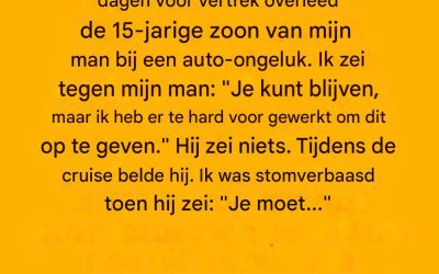 Ze verkoos een cruise boven haar familie – en verloor alles toen ze terugkeerde.