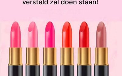 Je keuze voor lippenstift onthult je persoonlijkheid.