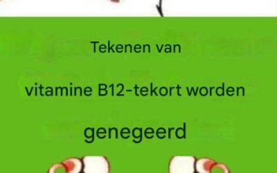 Tekenen van vitamine B12-tekort worden genegeerd.