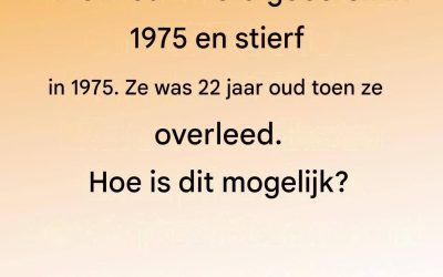 Het internet staat voor een raadsel: hoe is het mogelijk om in hetzelfde jaar geboren en gestorven te worden en toch 22 jaar oud te worden?
