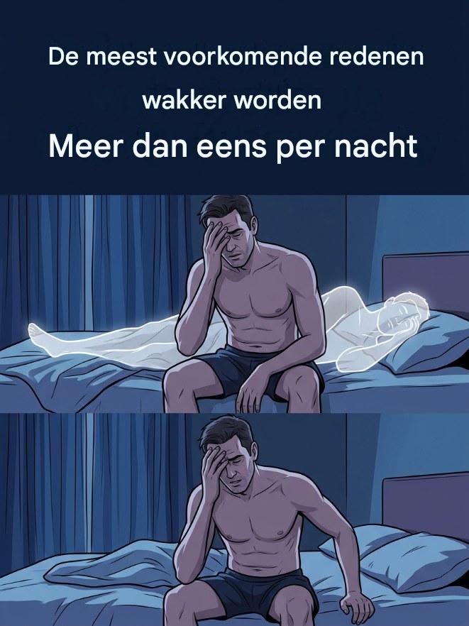 De 8 meest voorkomende redenen om ‘s nachts wakker te worden
