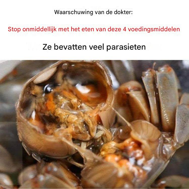 Wordt de waarschuwing “Artsen waarschuwen: Beperk de consumptie van deze 4 voedingsmiddelen onmiddellijk, ze bevatten veel parasieten” online veelvuldig verspreid?