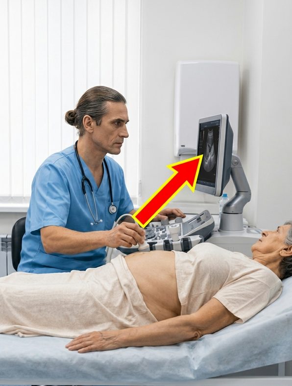 Een arts was bezig met een echografie bij een 70-jarige vrouw die klaagde over hevige buikpijn. Een paar seconden later zag hij iets ongelooflijks op het scherm. “Dit kan toch niet waar zijn…” 😱