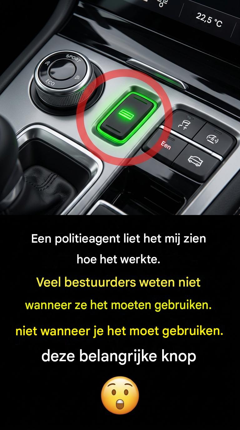 Wat is het doel van de knop voor luchtcirculatie in een auto?