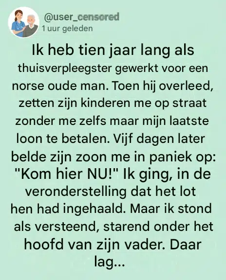 Tien jaar stilte en een geheime erfenis: wat de envelop onder het bed van de miljonair verborgen hield.