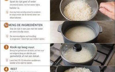 HOE JE BASMATI-RIJST BEREIDT MET ABSORPTIEKOKEN
