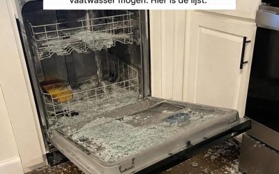 **8 dingen die je absoluut niet in de vaatwasser moet doen** (en waarom)