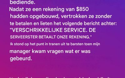 Een gezin had kritiek op mijn service en verliet het restaurant zonder een rekening van 0 te betalen – ik heb de situatie in mijn voordeel gebruikt.