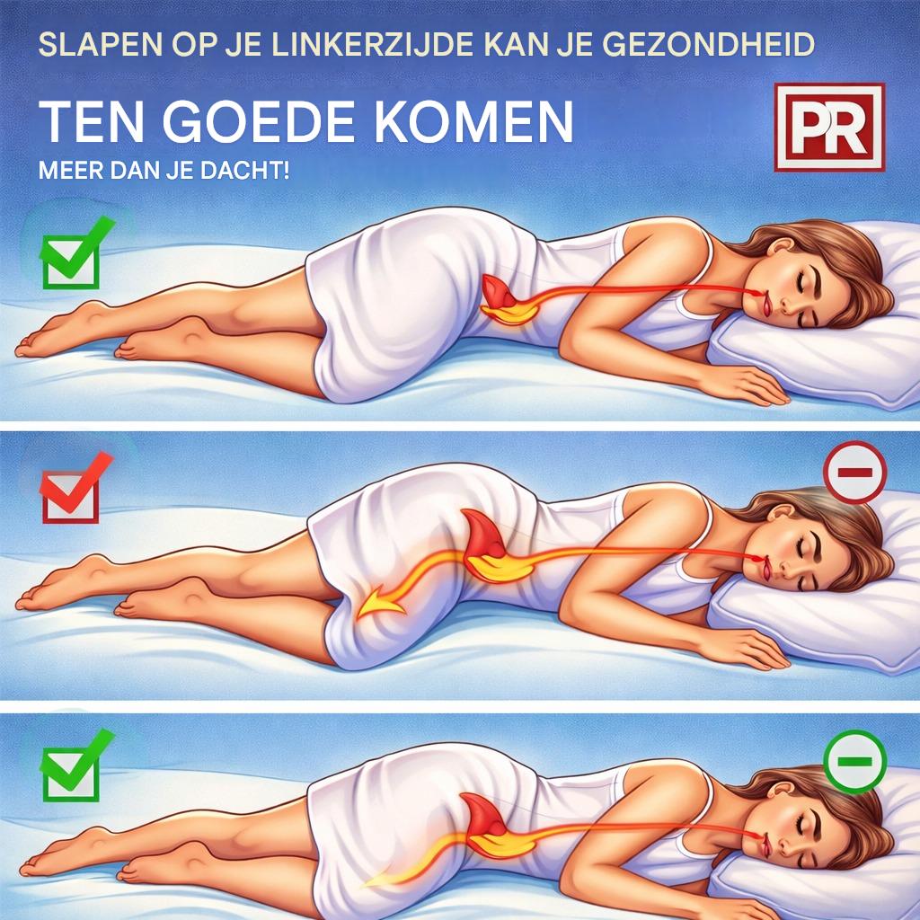 De meeste mensen negeren dit — Waarom slapen op je linkerzij zo krachtig is