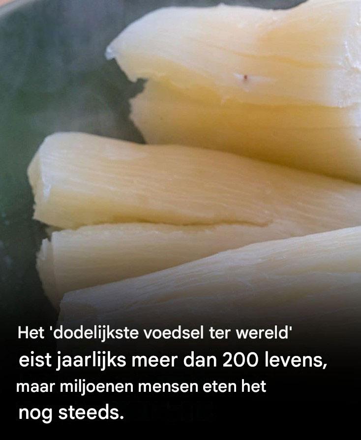 Dodelijk maar populair: het voedsel dat jaarlijks 200 levens eist.