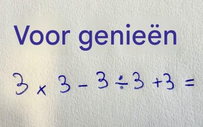 Wiskunde: Kun je 3×3 + 3÷3 – 3 oplossen?
