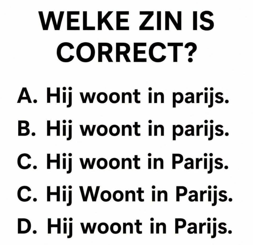 De internetpuzzel: Welke zin is écht correct?