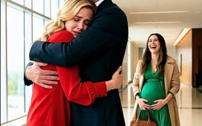 Op de dag van de scheiding trouwde hij met zijn maîtresse… en de zwangere vrouw vertrok met een glimlach en een geheim…