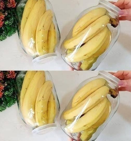 Bananen bederven niet binnen een paar dagen; met deze methode,