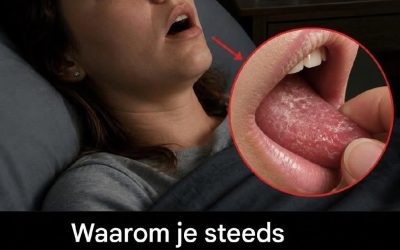 Wakker worden met een droge mond? Dit is wat uw lichaam u mogelijk vertelt
