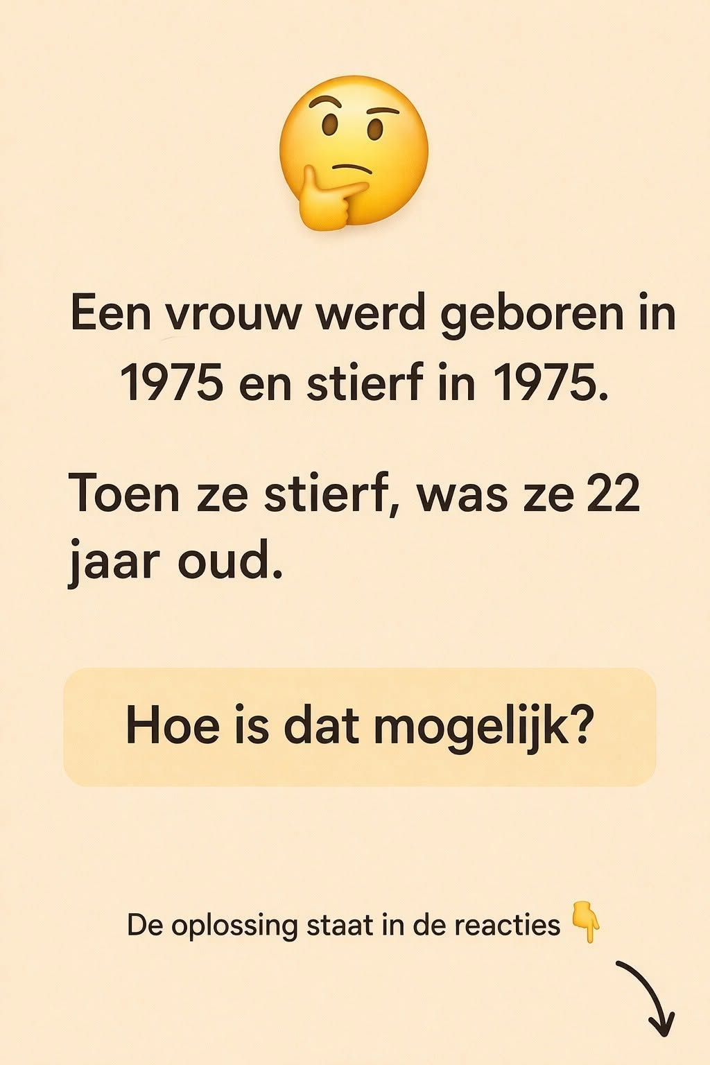Een raadsel dat je brein op de proef stelt