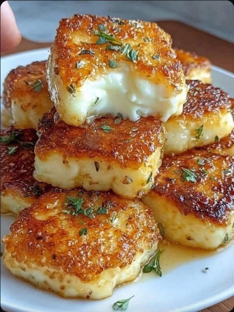 Gebakken halloumi met 3 ingrediënten