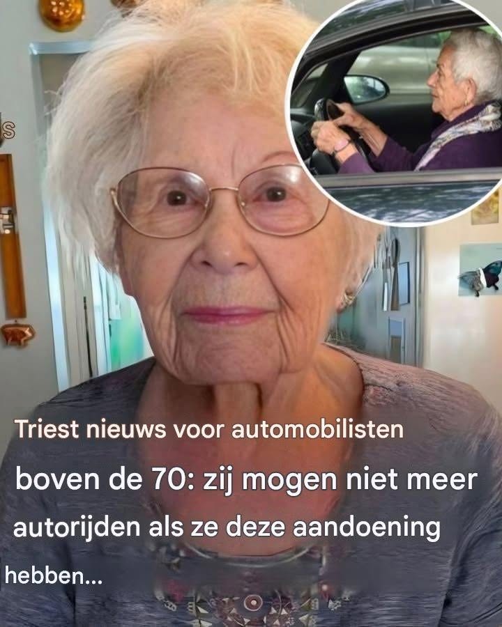 Senioren: Triest nieuws voor automobilisten boven de 70… Lees meer