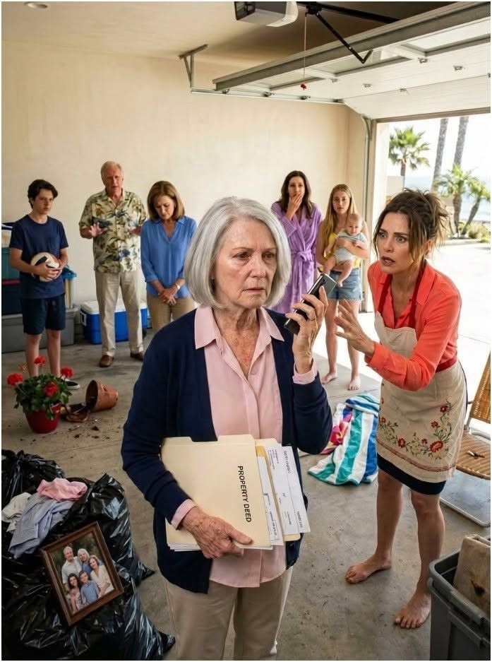 Ze werd uit haar huis in Malibu gezet. Toen kwam de eigendomsakte naar buiten.