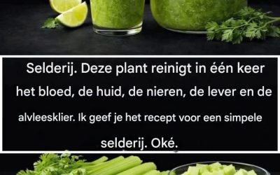 Eenvoudig, vers selderijsap