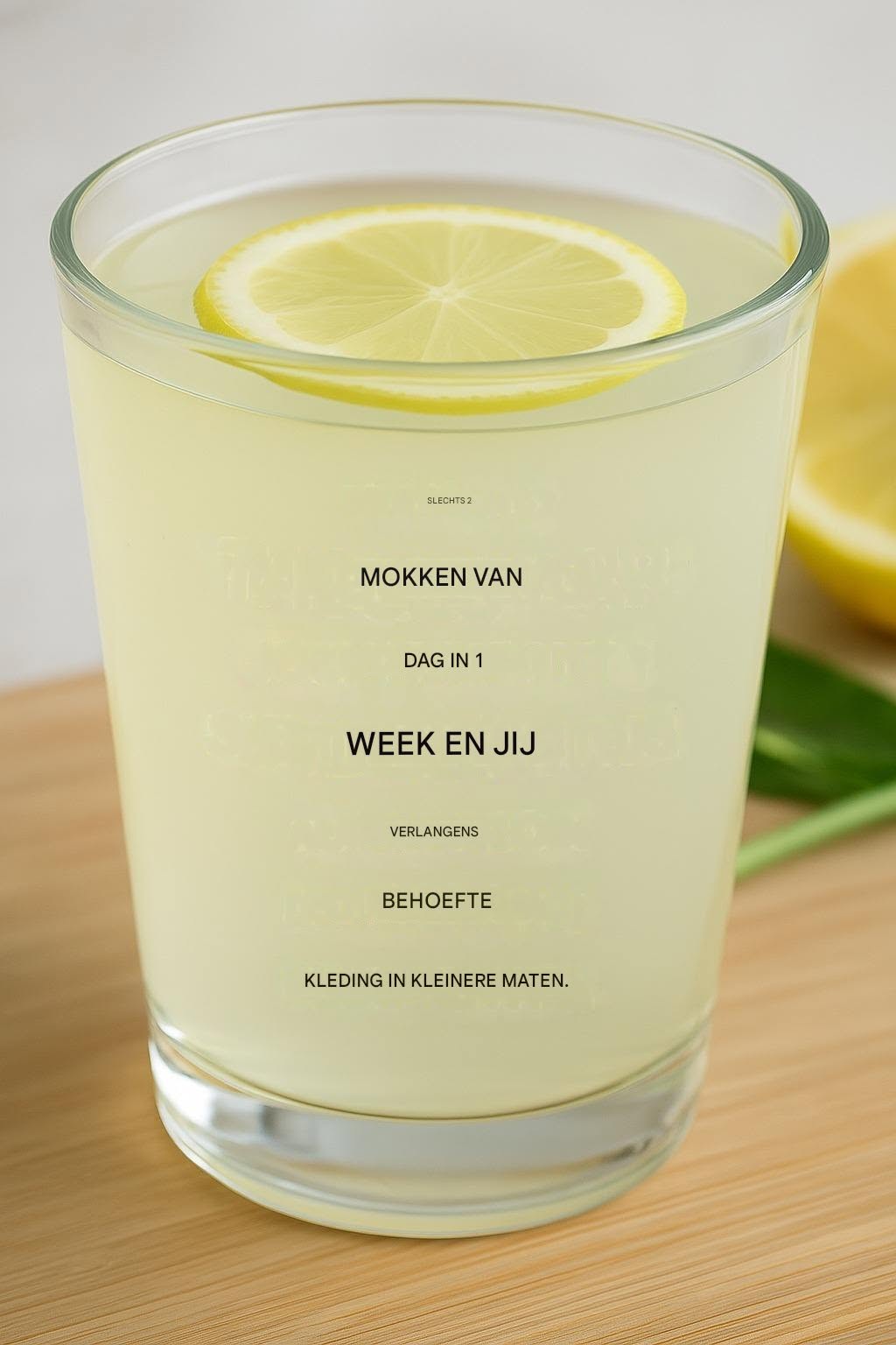 verse komkommerlimonade