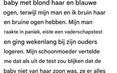 Mijn man verliet ons vanwege de blauwe ogen van onze baby – wat de DNA-test aan het licht bracht, liet hem duidelijkloos achter.