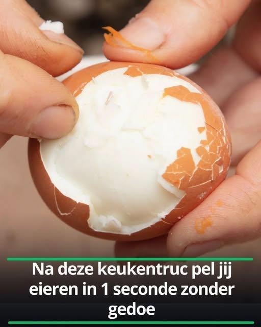 Na deze keukentruc pel jij eieren in 1 seconde zonder gedoe