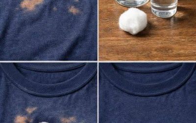 Bleekvlekken op je kleding? Je hoeft ze niet weg te gooien: hier is de oplossing.
