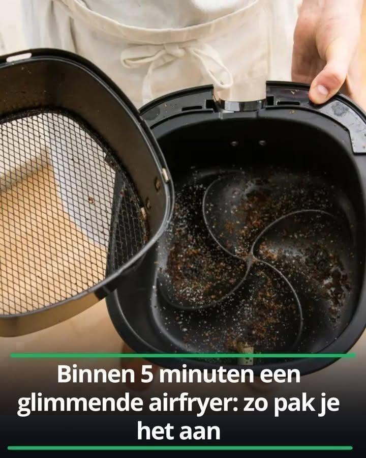 Binnen 5 minuten een glimmende airfryer: zo pak je het aan