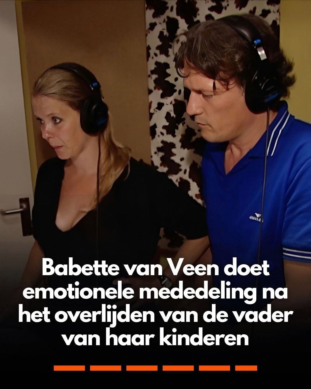 Babette van Veen doet emotionele mededeling na het overlijden van de vader van haar kinderen