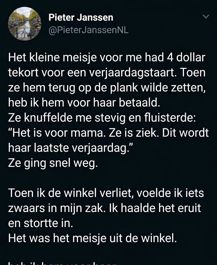 Een Klein Gebaar in de Supermarkt Dat Ik Nooit Zal Vergeten
