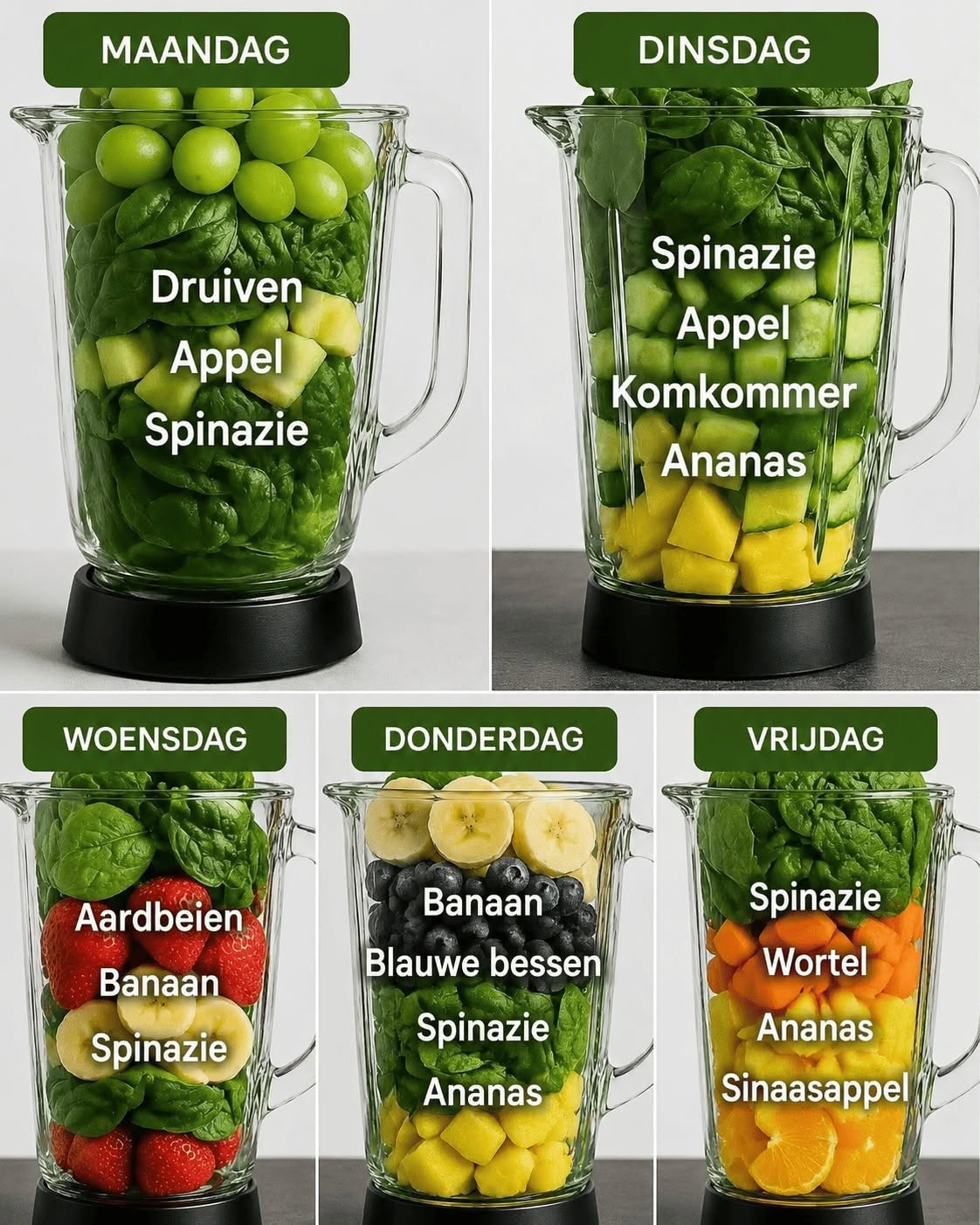 Dit 7-daagse smoothieplan gaf mijn 60-jarige oma meer energie, een frisse huid en sterker haar