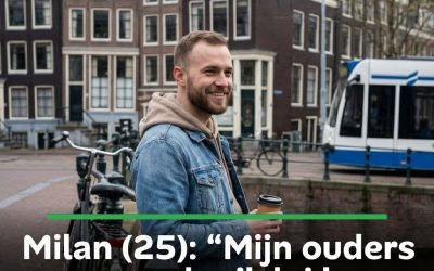 Milan (25): “Mijn ouders zeggen dat ik lui ben, maar hun generatie had het makkelijk.”