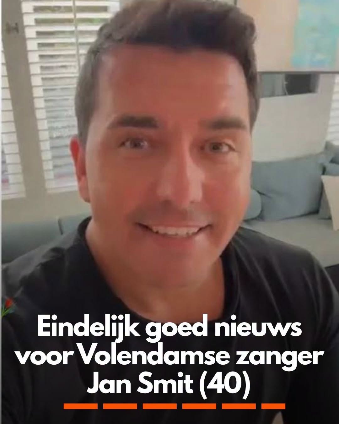 Eindelijk goed nieuws voor Volendamse zanger Jan Smit (40)