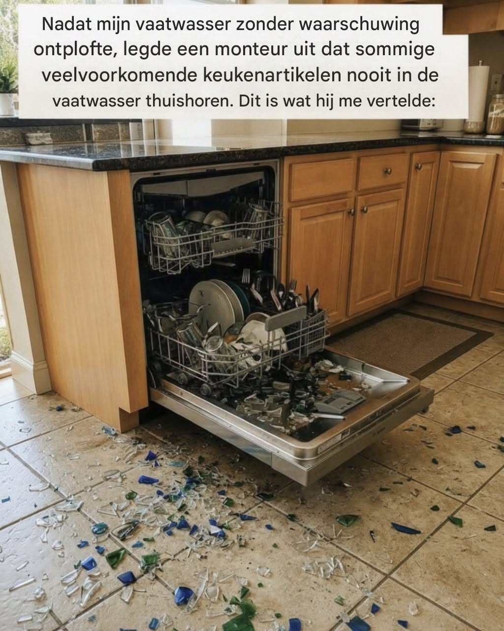 18 dingen die je nooit in de vaatwasser moet doen (ook al kom je in de verleiding)