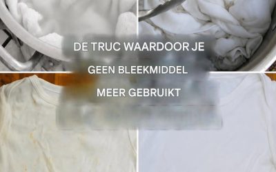 3 effectieve tips om wasgoed witter te maken zonder bleekmiddel te gebruiken.
