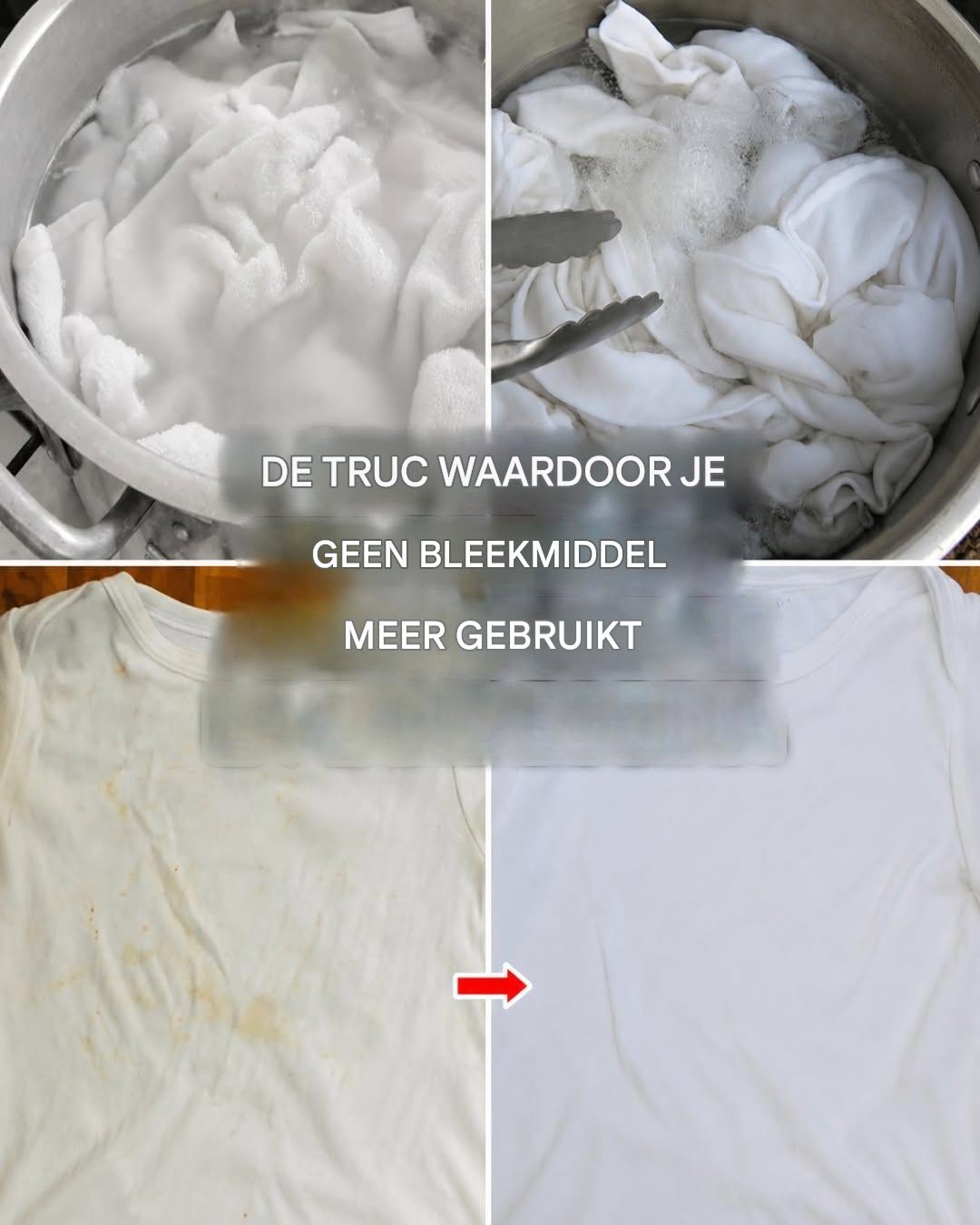 3 effectieve tips om wasgoed witter te maken zonder bleekmiddel te gebruiken.
