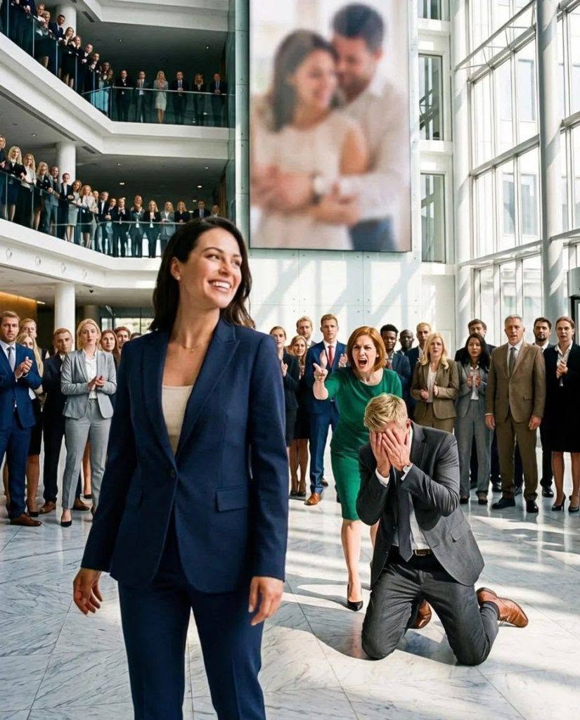De maîtresse van mijn man stuurde me een expliciete video van hen beiden samen in een hotelkamer. “Scheid in stilte van hem,” zei ze met een wrange glimlach. Mijn hart zonk in mijn schoenen. Ze verwachtte dat ik zou smeken of in tranen zou uitbarsten. Twee uur later stond mijn man, de CEO, trots voor 500 vooraanstaande investeerders.