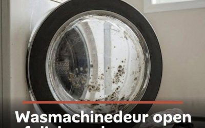 Wasmachinedeur open of dicht na het wassen: dit is wat je écht moet doen