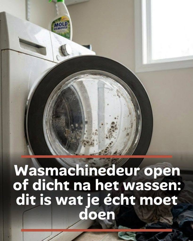 Wasmachinedeur open of dicht na het wassen: dit is wat je écht moet doen