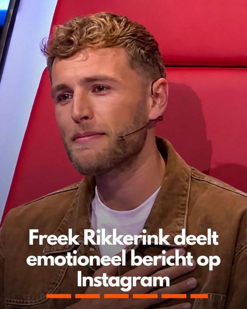 Freek Rikkerink deelt emotioneel bericht op Instagram