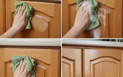 Hoe maak je houten keukenkastjes gemakkelijk schoon en verwijder je vuil en vet?