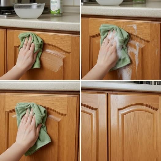 Hoe maak je houten keukenkastjes gemakkelijk schoon en verwijder je vuil en vet?