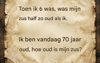90% van de mensen antwoordt “35” fout! Wat is het juiste antwoord?