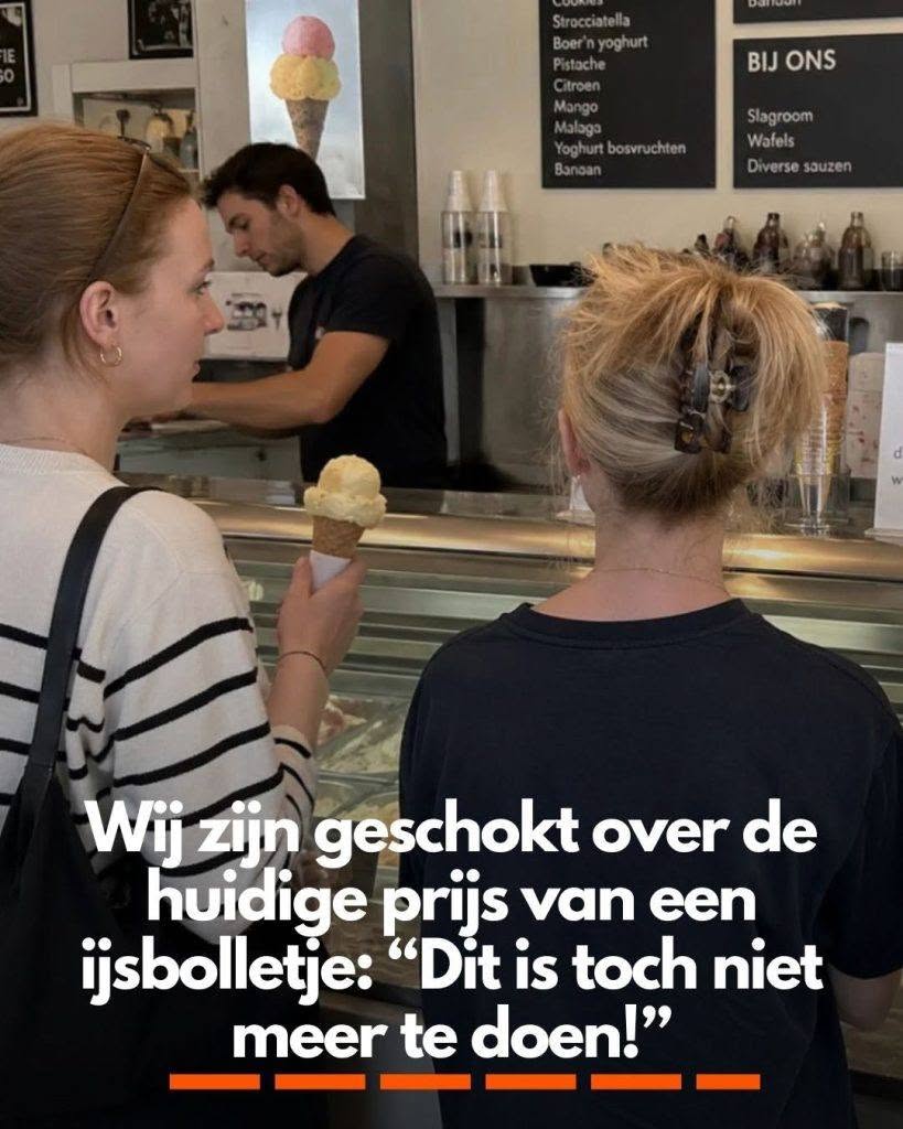 Iedereen geschokt over de huidige prijs van een ijsbolletje: “Dit is toch niet meer te doen!”