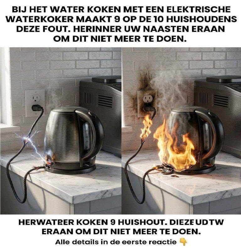 Met één druk op de knop begint het water te koken… maar achter deze ogenschijnlijk onschuldige handeling schuilen gewoontes die uw apparaat en soms zelfs uw gezondheid kunnen beschadigen. Ontdek de meest waardevolle valkuilen en hoe u ze kunt vermijden, zodat u kunt genieten van zuiver water en een waterkoker die lang meegaat. Op een knop drukt en wacht tot het water warm is, lijkt een onschuldige, alledaagse reflex. Toch verbergt deze schijnbare eenvoud veel gemaakte fouten die je lekkage kunnen beschadigen… en je welzijn in gevaar kunnen brengen. Ken je de juiste technieken wel? Laten we deze veelvoorkomende fouten eens bekijken die je absoluut moet vermijden!  Dagelijks water koken: 9 van de 10 huishoudens gebruiken hun waterkoker verkeerd.  Een ongeschikte waterkoker: een verborgen gevaar voor uw gezondheid. Op het eerste gezicht lijkt alle waterkoker hetzelfde, toch? Denk daar nog eens over na! Veel mensen kiezen voor het dure model, terwijl het maar water verwarmt. Het materiaal waaruit de waterkoker is gemaakt, is echter cruciaal. Waterkokers van plastic van slechte kwaliteit of ongeschikt metaal kunnen giftige stoffen afgeven wanneer ze tot hoge temperaturen worden verwarmd. De ideale oplossing? Kies een model van 18/10 roestvrij staal (het equivalent van 304), dat bekend staat om zijn corrosiebestendigheid en hoge temperatuurbestendigheid. Deze keuze verstandig gezonder water en verlengt de kwaliteit van uw waterkoker. Een verstandige investering voor zowel uw gezondheid als uw portemonnee!
