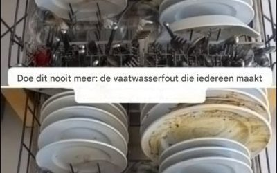 Doe dit nooit meer: ​​de vaatwasserfout die iedereen maakt