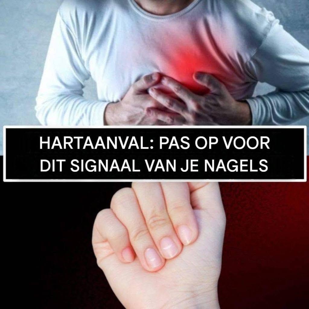 Hartaanval, hier is een signaal dat ons lichaam ons geeft: het komt van onze nagels.