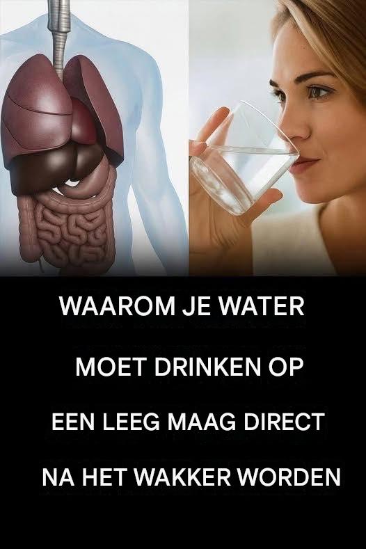 Is het gunstig om ‘s ochtends als eerste water te drinken?