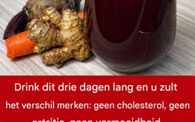 Drink dit 30 dagen lang en voel het verschil: een natuurlijk recept met rode bieten voor energie, gewrichtsverlichting en een gezond hart.